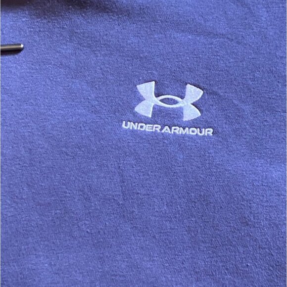 Under Armour Womens Hoodie W/ Embroidered Logo-Purple-Size M-GUC - Picture 2 of 5